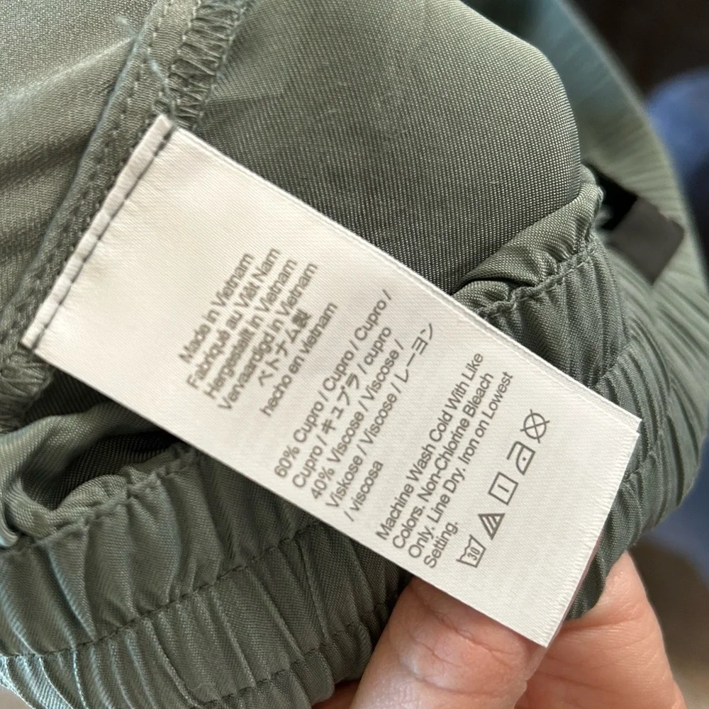 J CREW ECO CUPRO HOWARD JOGGERS Slate Green - Picture 6 of 8